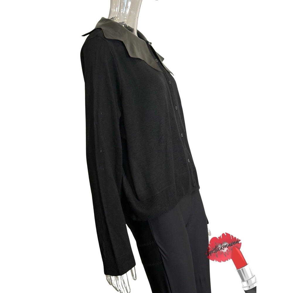 Cosmic‎ Aura Cardigan Sweater Womens Size 1 Black Bat Goth 18568391 - Picture 3 of 11